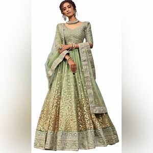 QLUVA Green Lehenga- never worn